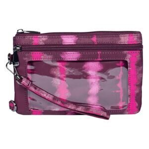 Lug NWT Peekaboo RFID Wristlet Purple Wine - beautiful 8" x 5"